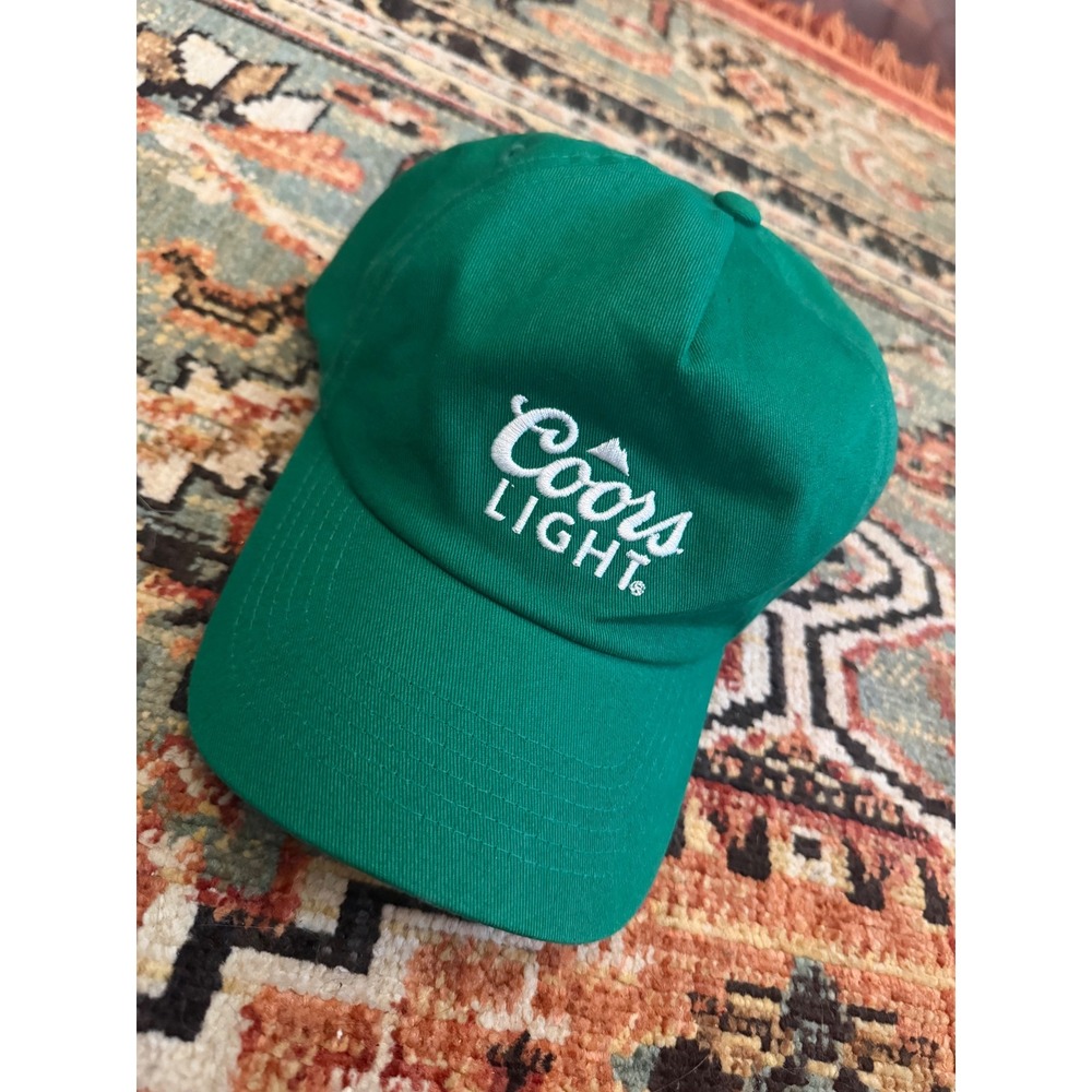 Coors Light Green Shamrock 4 Leaf Clover Snapback Trucker Hat Mens Womens Unisex